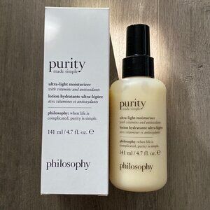 BNIB Philosophy Purity Made Simple ultra light moisturizer